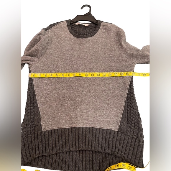 Athleta Madera Merino Wool Blend Chunky Knit Sweater  Gray Sz Xxs - Picture 11 of 14